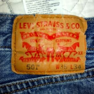 Levi’s 501 vintage  Size 35x 34
